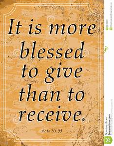 The Blessedness in Giving