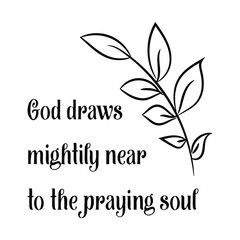 Drawing Near to God