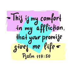 Comfort through Trials and Tribulations