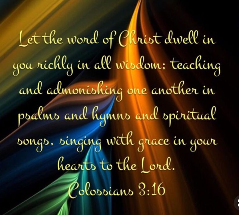 Dwelling Richly in my Heart