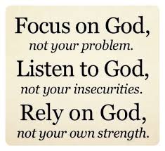 Focusing on God