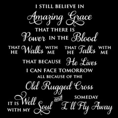 Nothing but the Blood!