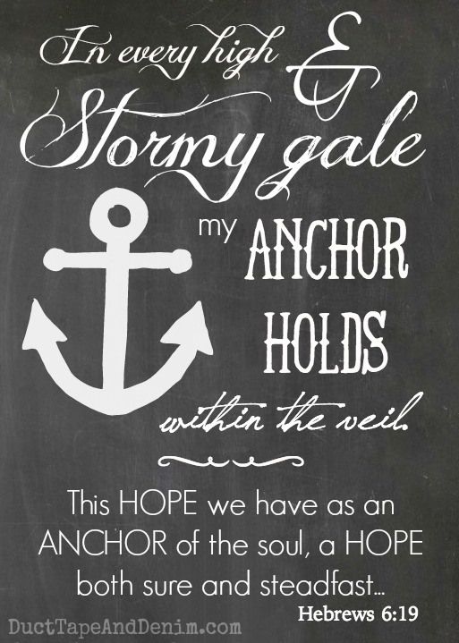 My Soul is Anchored in the Lord