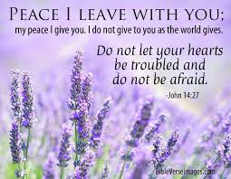Peace, I Leave with You