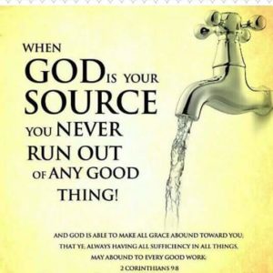God is Our True Source