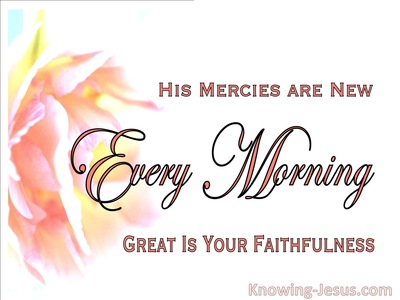 Great is Thy Faithfulness