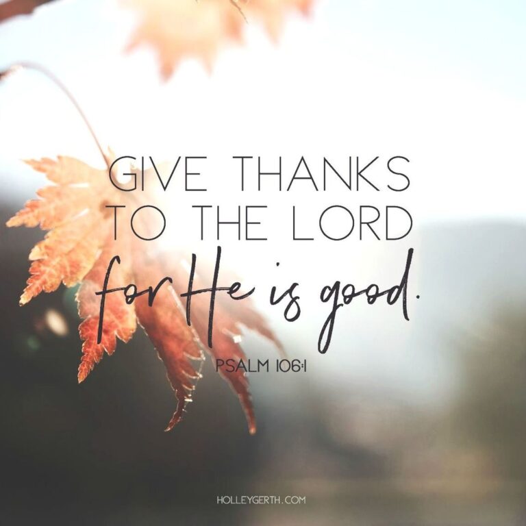 O Give Thanks unto the Lord!